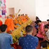 พิธีทำบุญอาคารสันทรายรวมใจ และพิธีเปิดโรงเรียนผู้สูงอายุตำบลสันทราย 