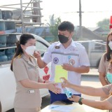 โครงการป้องกันและลดอุบัติเหตุบนท้องถนนช่วงเทศกาลสงกรานต์ ประจำปีงบประมาณ ๒๕๖๕