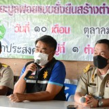 ลงพื้นที่เพื่อรับฟังความคิดเห็นและประชาคมหมู่บ้าน เรื่องการบริหารจัดการขยะมูลฝอยในชุมชนโดยชุมชน ภายใต้โครงการจัดการขยะมูลฝอยแบบยั่งยืนสร้างตำบลน่าอยู่ ประจำปีงบประมาณ พ.ศ. ๒๕๖๖