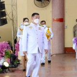 ร่วมงานพิธีวันเฉลิมพระชนมพรรษา สมเด็จพระนางเจ้าสุทิดา พัชรสุธาพิมลลักษณ พระบรมราชินี ๓ มิถุนายน ๒๕๖๕