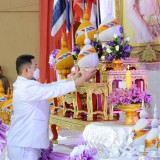 ร่วมงานพิธีวันเฉลิมพระชนมพรรษา สมเด็จพระนางเจ้าสุทิดา พัชรสุธาพิมลลักษณ พระบรมราชินี ๓ มิถุนายน ๒๕๖๕