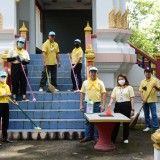 โครงการจิตอาสาพระราชทาน ๙๐๔ วปร. เราทำความดีเพื่อชาติ ศาสน์ กษัตริย์ เทศบาลตำบลสันทราย