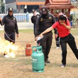 โครงการฝึกอบรมการป้องกันและระงับอัคคีภัยเบื้องต้นในชุมชนประจำปีงบประมาณ พ.ศ. ๒๕๖๘