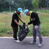 ร่วมกิจกรรมจิตอาสา"พัฒนาสนามกีฬากลางอำเภอฝาง"