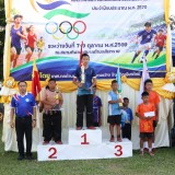 พิธีเปิด-ปิด การแข่งขันกีฬา ตามโครงการแข่งขันกีฬาสัมพันธ์เด็กและเยาวชนในเขตตำบลสันทราย ประจำปีงบประมาณ พ.ศ. ๒๕๗๐