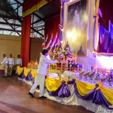  ร่วมพิธีวางพานพุ่มถวายราชสักการะและจุดเทียนถวายพระพรชัยมงคล เนื่องในโอกาสวันเฉลิมพระชนมพรรษา สมเด็จพระนางเจ้าสุทิดา พัชรสุธาพิมลลักษณ พระบรมราชินี