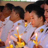 ร่วมพิธีวางพานพุ่มถวายราชสักการะและจุดเทียนถวายพระพรชัยมงคล เนื่องในโอกาสวันเฉลิมพระชนมพรรษา สมเด็จพระนางเจ้าสุทิดา พัชรสุธาพิมลลักษณ พระบรมราชินี