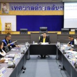 ประชุมคณะผู้บริหารและหัวหน้าส่วนราชการเทศบาลตำบลสันทราย ครั้งที่ ๑ ประจำปี ๒๕๖๘