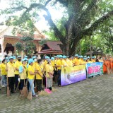 กิจกรรม Big Cleaning Day (กิจกรรม ๕ส.) บริเวณวัดศรีบุญเรือง