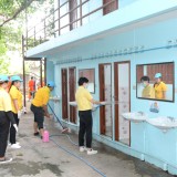 กิจกรรม Big Cleaning Day (กิจกรรม ๕ส.) บริเวณวัดศรีบุญเรือง