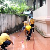 กิจกรรม Big Cleaning Day (กิจกรรม ๕ส.) บริเวณวัดศรีบุญเรือง