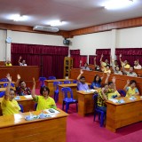 จัดเวทีประชาคมระดับตำบล 