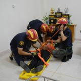 โครงการการฝึกการป้องกันและบรรเทาสาธารณภัย กรณีแผ่นดินไหว ประจำปี ๒๕๖๖ อำเภอฝาง จังหวัดเชียงใหม่