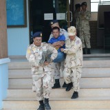 โครงการการฝึกการป้องกันและบรรเทาสาธารณภัย กรณีแผ่นดินไหว ประจำปี ๒๕๖๖ อำเภอฝาง จังหวัดเชียงใหม่