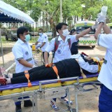 โครงการการฝึกการป้องกันและบรรเทาสาธารณภัย กรณีแผ่นดินไหว ประจำปี ๒๕๖๖ อำเภอฝาง จังหวัดเชียงใหม่