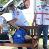 โครงการการฝึกการป้องกันและบรรเทาสาธารณภัย กรณีแผ่นดินไหว ประจำปี ๒๕๖๖ อำเภอฝาง จังหวัดเชียงใหม่