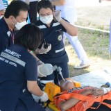 โครงการการฝึกการป้องกันและบรรเทาสาธารณภัย กรณีแผ่นดินไหว ประจำปี ๒๕๖๖ อำเภอฝาง จังหวัดเชียงใหม่
