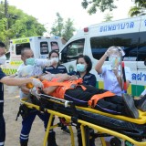 โครงการการฝึกการป้องกันและบรรเทาสาธารณภัย กรณีแผ่นดินไหว ประจำปี ๒๕๖๖ อำเภอฝาง จังหวัดเชียงใหม่