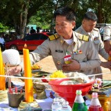 พิธีวางศิลาฤกษ์รูปเหมือนครูบาศรีวิชัย ณ วัดศรีมงคล ต.สันทราย อ.ฝาง จ.เชียงใหม่