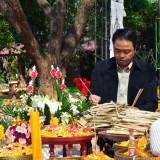 พิธีวางศิลาฤกษ์รูปเหมือนครูบาศรีวิชัย ณ วัดศรีมงคล ต.สันทราย อ.ฝาง จ.เชียงใหม่