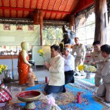 พิธีวางศิลาฤกษ์รูปเหมือนครูบาศรีวิชัย ณ วัดศรีมงคล ต.สันทราย อ.ฝาง จ.เชียงใหม่