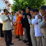 พิธีวางศิลาฤกษ์รูปเหมือนครูบาศรีวิชัย ณ วัดศรีมงคล ต.สันทราย อ.ฝาง จ.เชียงใหม่