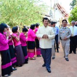 พิธีวางศิลาฤกษ์รูปเหมือนครูบาศรีวิชัย ณ วัดศรีมงคล ต.สันทราย อ.ฝาง จ.เชียงใหม่