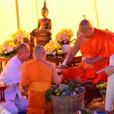พิธีวางศิลาฤกษ์รูปเหมือนครูบาศรีวิชัย ณ วัดศรีมงคล ต.สันทราย อ.ฝาง จ.เชียงใหม่
