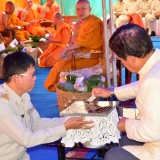 พิธีวางศิลาฤกษ์รูปเหมือนครูบาศรีวิชัย ณ วัดศรีมงคล ต.สันทราย อ.ฝาง จ.เชียงใหม่