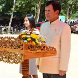 พิธีวางศิลาฤกษ์รูปเหมือนครูบาศรีวิชัย ณ วัดศรีมงคล ต.สันทราย อ.ฝาง จ.เชียงใหม่