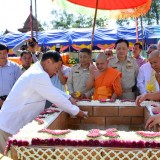 พิธีวางศิลาฤกษ์รูปเหมือนครูบาศรีวิชัย ณ วัดศรีมงคล ต.สันทราย อ.ฝาง จ.เชียงใหม่