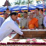 พิธีวางศิลาฤกษ์รูปเหมือนครูบาศรีวิชัย ณ วัดศรีมงคล ต.สันทราย อ.ฝาง จ.เชียงใหม่