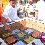 พิธีวางศิลาฤกษ์รูปเหมือนครูบาศรีวิชัย ณ วัดศรีมงคล ต.สันทราย อ.ฝาง จ.เชียงใหม่