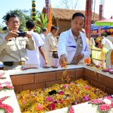 พิธีวางศิลาฤกษ์รูปเหมือนครูบาศรีวิชัย ณ วัดศรีมงคล ต.สันทราย อ.ฝาง จ.เชียงใหม่