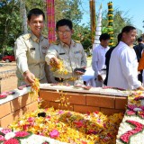พิธีวางศิลาฤกษ์รูปเหมือนครูบาศรีวิชัย ณ วัดศรีมงคล ต.สันทราย อ.ฝาง จ.เชียงใหม่