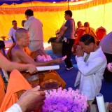 พิธีวางศิลาฤกษ์รูปเหมือนครูบาศรีวิชัย ณ วัดศรีมงคล ต.สันทราย อ.ฝาง จ.เชียงใหม่