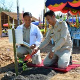 พิธีวางศิลาฤกษ์รูปเหมือนครูบาศรีวิชัย ณ วัดศรีมงคล ต.สันทราย อ.ฝาง จ.เชียงใหม่