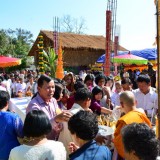 พิธีวางศิลาฤกษ์รูปเหมือนครูบาศรีวิชัย ณ วัดศรีมงคล ต.สันทราย อ.ฝาง จ.เชียงใหม่