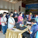 บริการฉีดวัคซีนป้องกันเชื้อไวรัส COVID-19 แก่ประชาชนที่ได้รับการนัดฉีดวัคซีน เข็มที่ ๒ (Astra Zeneca) ในพื้นที่อำเภอฝาง