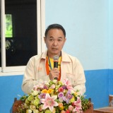 พิธีลงนามบันทึกข้อตกลงความร่วมมือ MOU ว่าด้วยความร่วมมือ ด้านการบูรณาการจัดการโรงเรียนต้นแบบขับขี่ปลอดภัย ระหว่าง เทศบาลตำบลสันทราย กับ โรงเรียนบ้านห้วยงูกลาง