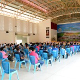 การประชุมพนักงานเทศบาลตำบลสันทราย ครั้งที่ ๖ ประจำปีงบประมาณ พ.ศ.๒๕๖๔ และตรวจหาสารเสพติดพนักงานเทศบาลตำบลสันทรายทุกคน