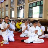 โครงการหล่อเทียนและถวายเทียนจำนำพรรษา ประจำปี 2561