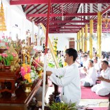 โครงการหล่อเทียนและถวายเทียนจำนำพรรษา ประจำปี 2561