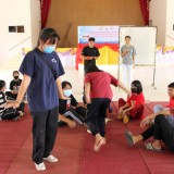 โครงการพัฒนาศักยภาพเด็กและเยาวชนตำบลสันทราย ป้องกันปัญหาการมีเพศสัมพันธ์ก่อนวัยอันควร โรคเอดส์ และยาเสพติด ประจำปี 2563 
