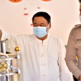  จัดพิธีหล่อเทียนจำนำพรรษา ภายใต้โครงการอนุรักษ์ประเพณีวันเข้าพรรษา ประจำปี ๒๕๖๔