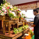 พิธีมอบใบประกาศนียบัตรผู้สำเร็จการศึกษาศูนย์พัฒนาการเรียนรู้ผู้สูงอายุตำบลสันทราย
