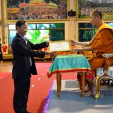 พิธีมอบใบประกาศนียบัตรผู้สำเร็จการศึกษาศูนย์พัฒนาการเรียนรู้ผู้สูงอายุตำบลสันทราย