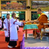พิธีมอบใบประกาศนียบัตรผู้สำเร็จการศึกษาศูนย์พัฒนาการเรียนรู้ผู้สูงอายุตำบลสันทราย