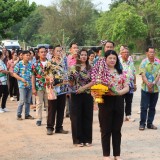 งานสระเกล้าดำหัว นายกเทศมนตรี ประธานสภาเทศบาล และปลัดเทศบาลตำบลสันทราย ประจำปี พ.ศ. ๒๕๖๙