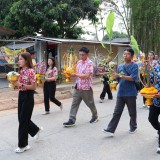 งานสระเกล้าดำหัว นายกเทศมนตรี ประธานสภาเทศบาล และปลัดเทศบาลตำบลสันทราย ประจำปี พ.ศ. ๒๕๖๙